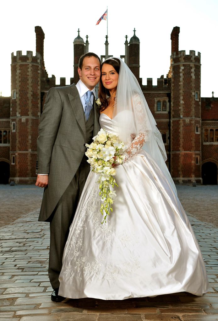 Lord Freferick Windsor and Sophie Winkleman on their wedding day