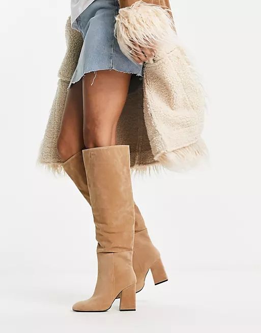 Pimkie Suede Knee High Boots