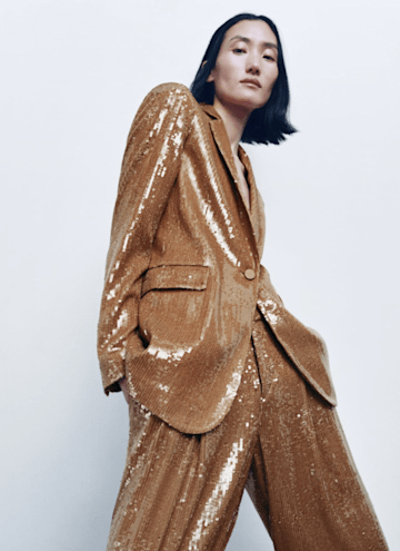 Zara sequin blazer