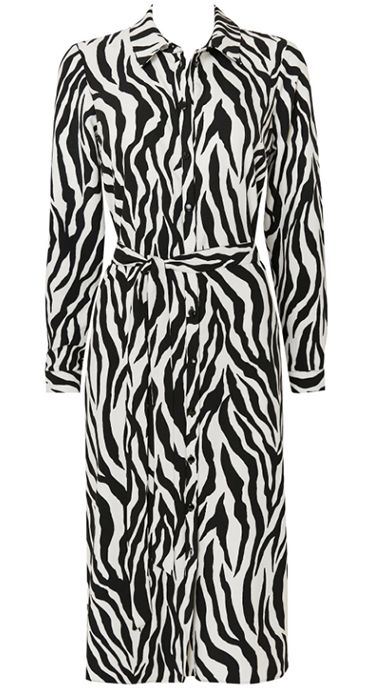 zebra print dress wallis