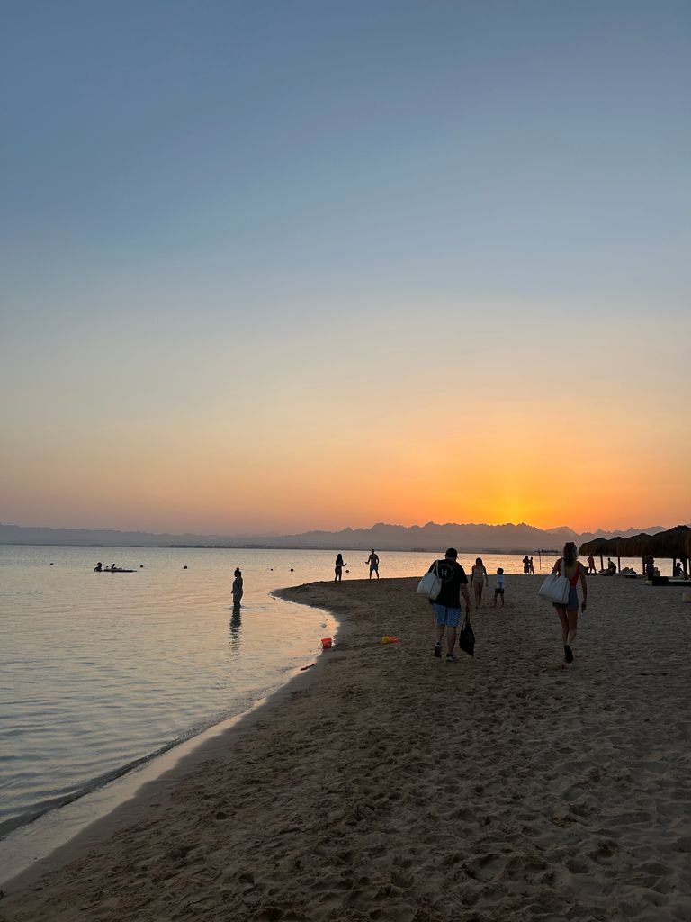 Pincered by the incredible Red Sea Hills, the private WYTE Beach Club was breathtaking both during the day and as the sun set.