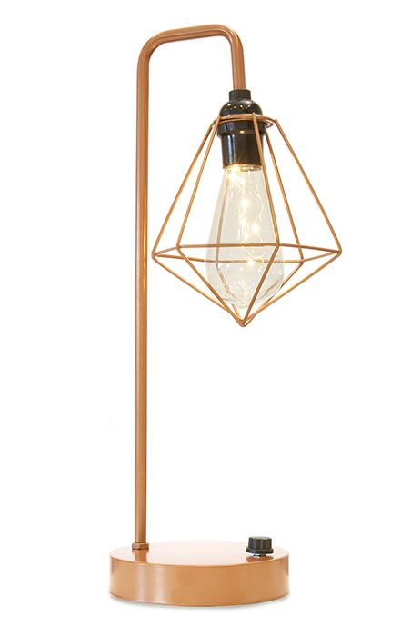 3 primark copper desk lamp