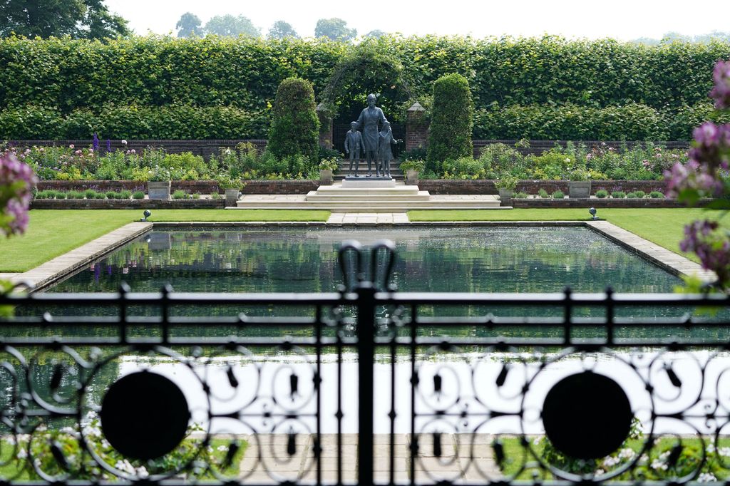 garden view from railings 