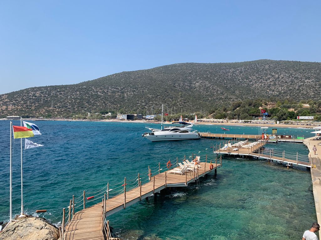 The stunning cove at Club Med Bodrum