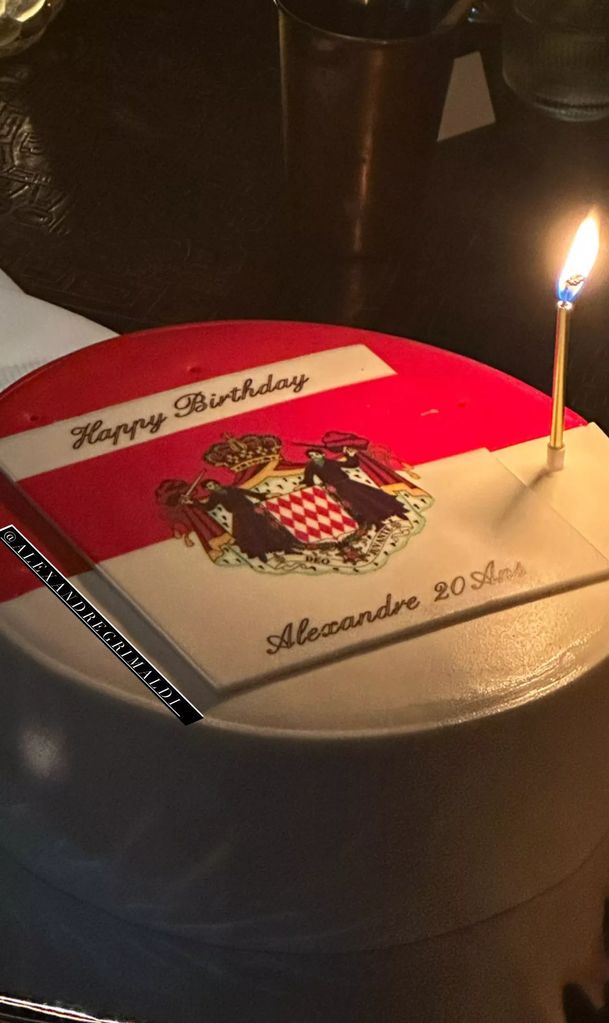 Alexandre's Grimaldi-Coste's  birthday cake 