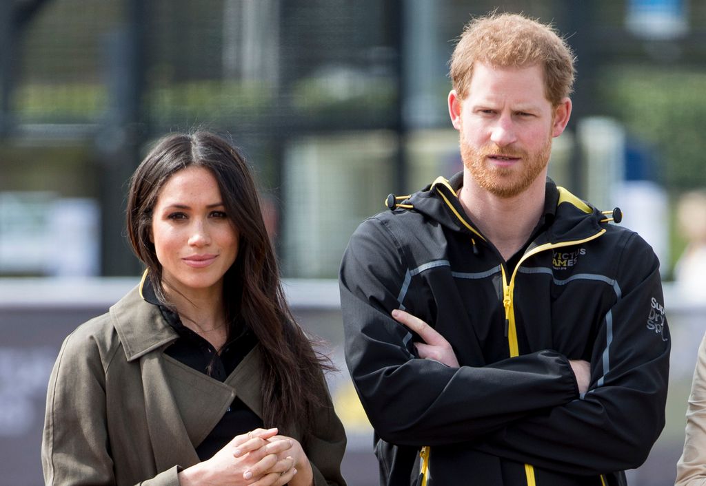 Prince Harry and Meghan in Sydney back in 2018