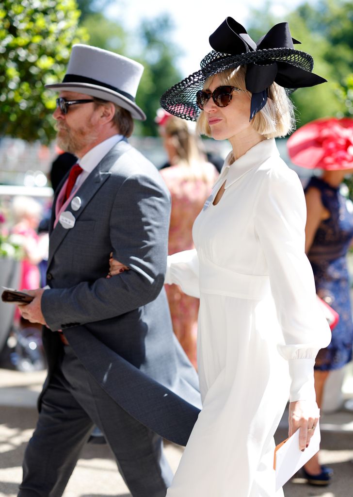 Tony Pitts and Katherine Kelly attend Royal Ascot in June 2022