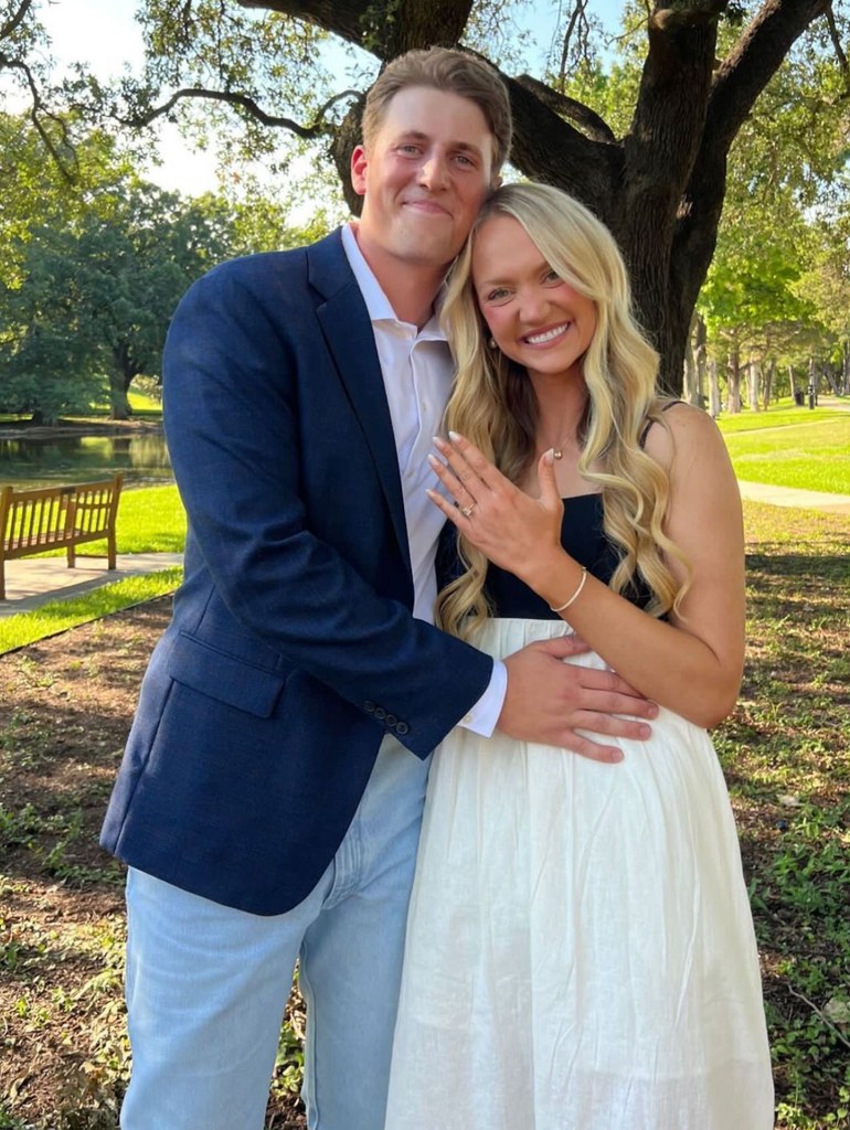 Photo shared by Ree Drummond's daughter Paige from her engagement to David Andersen on August 3, 2024