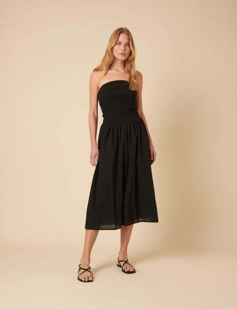 Robe MIDI Back Shirred Sylvia MIDI