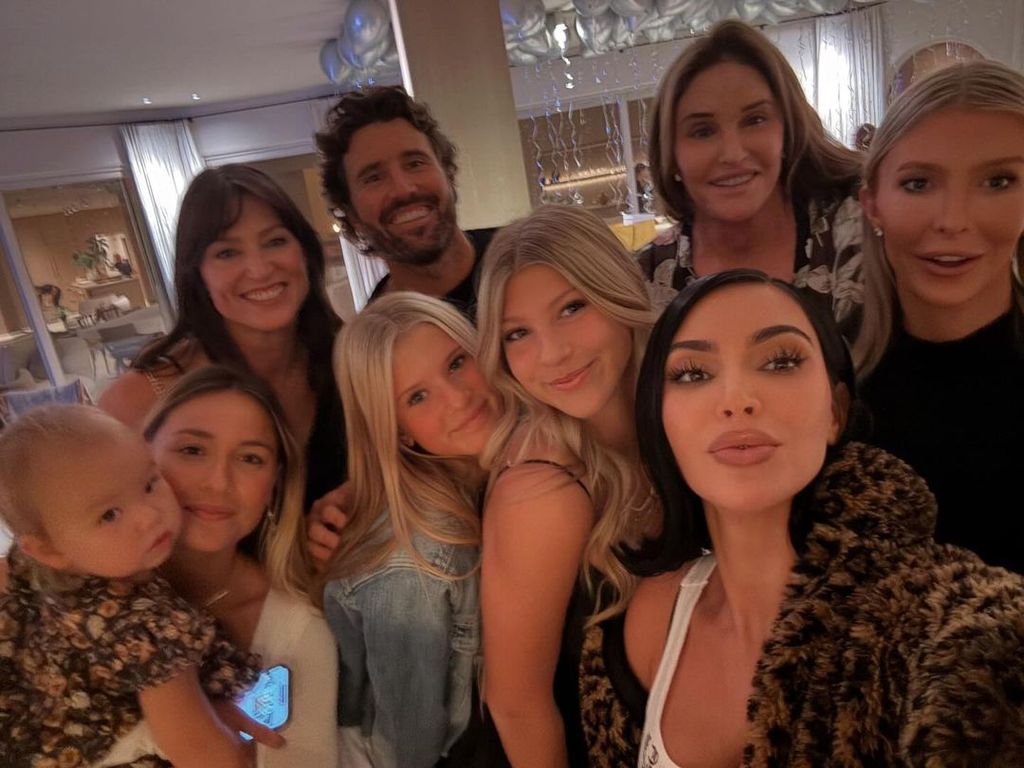 Caitlyn Jenner joined by friends and family, including Brody Jenner and Kim Kardashian, for her 75th birthday, shared on Instagram