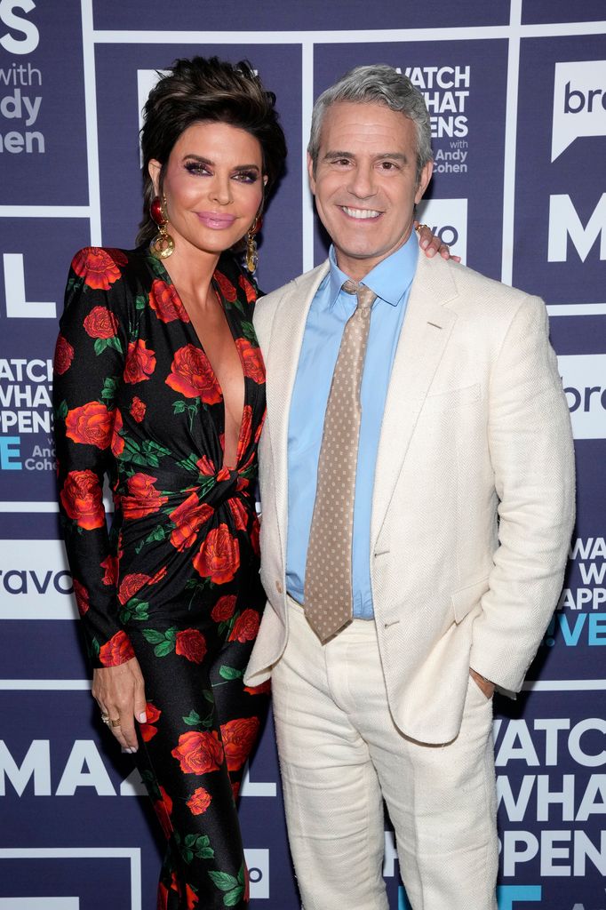 Lisa Rinna et Andy Cohen sur Regardez ce qui se passe en direct