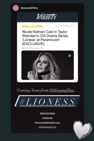 Nicole Kidman announces her new series