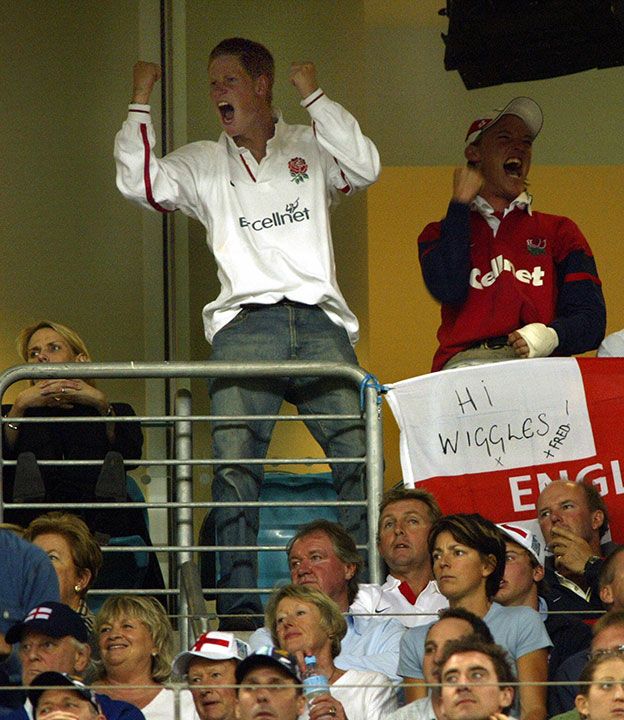Prince Harry at 2003 Rugby World Cup