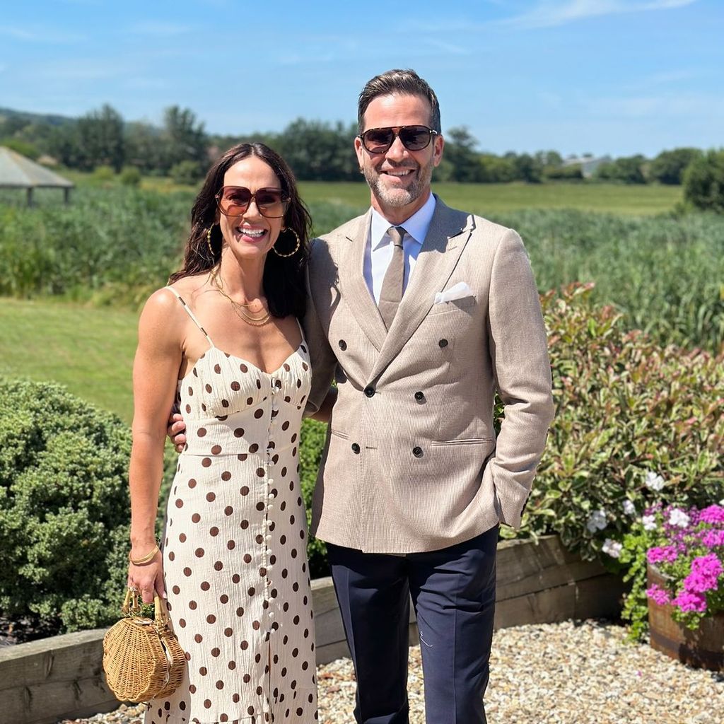 Gethin Jones with his sister Mererid