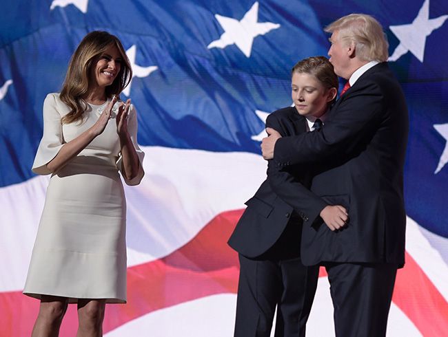 Melania Trump to move into White House once son Barron has finished the school year