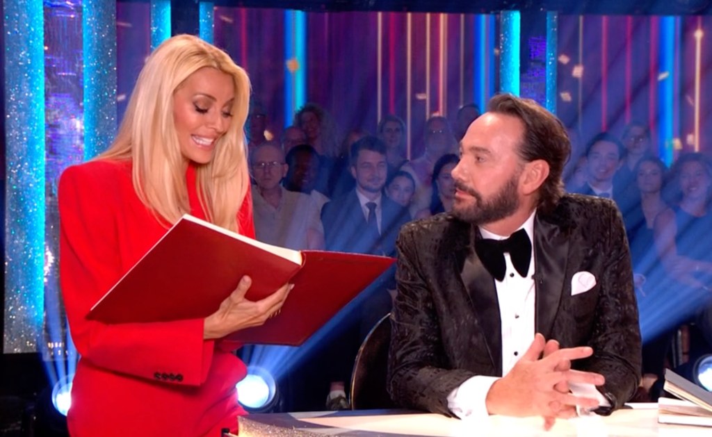 Craig Revel Horwood with Tess Daly