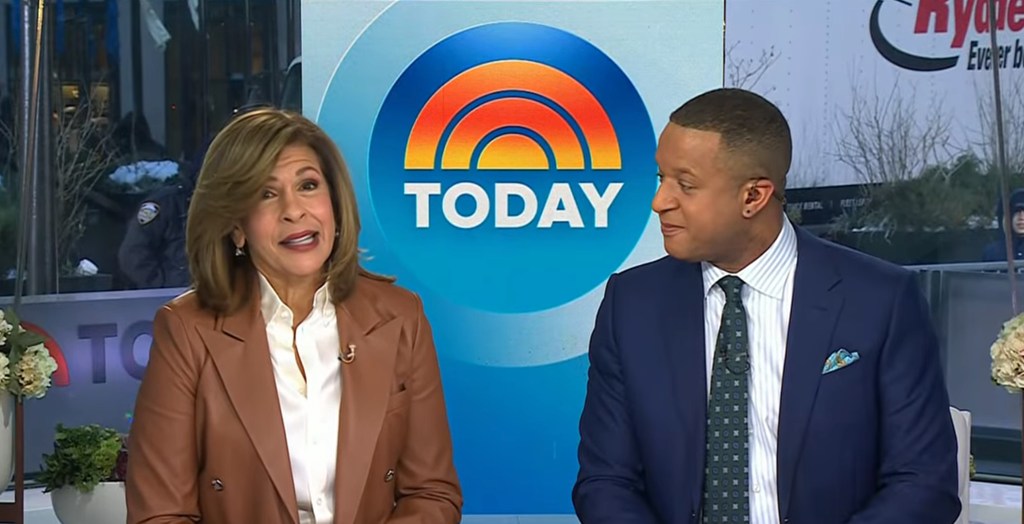 Hoda Kotb et Craig Melvin dans l'épisode TODAY du 9 février 2026