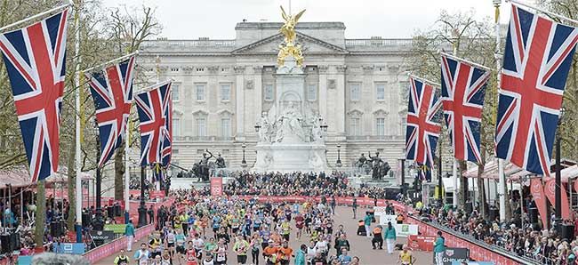 London Marathon crowd