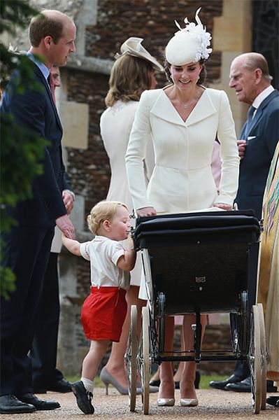 prince george at christening