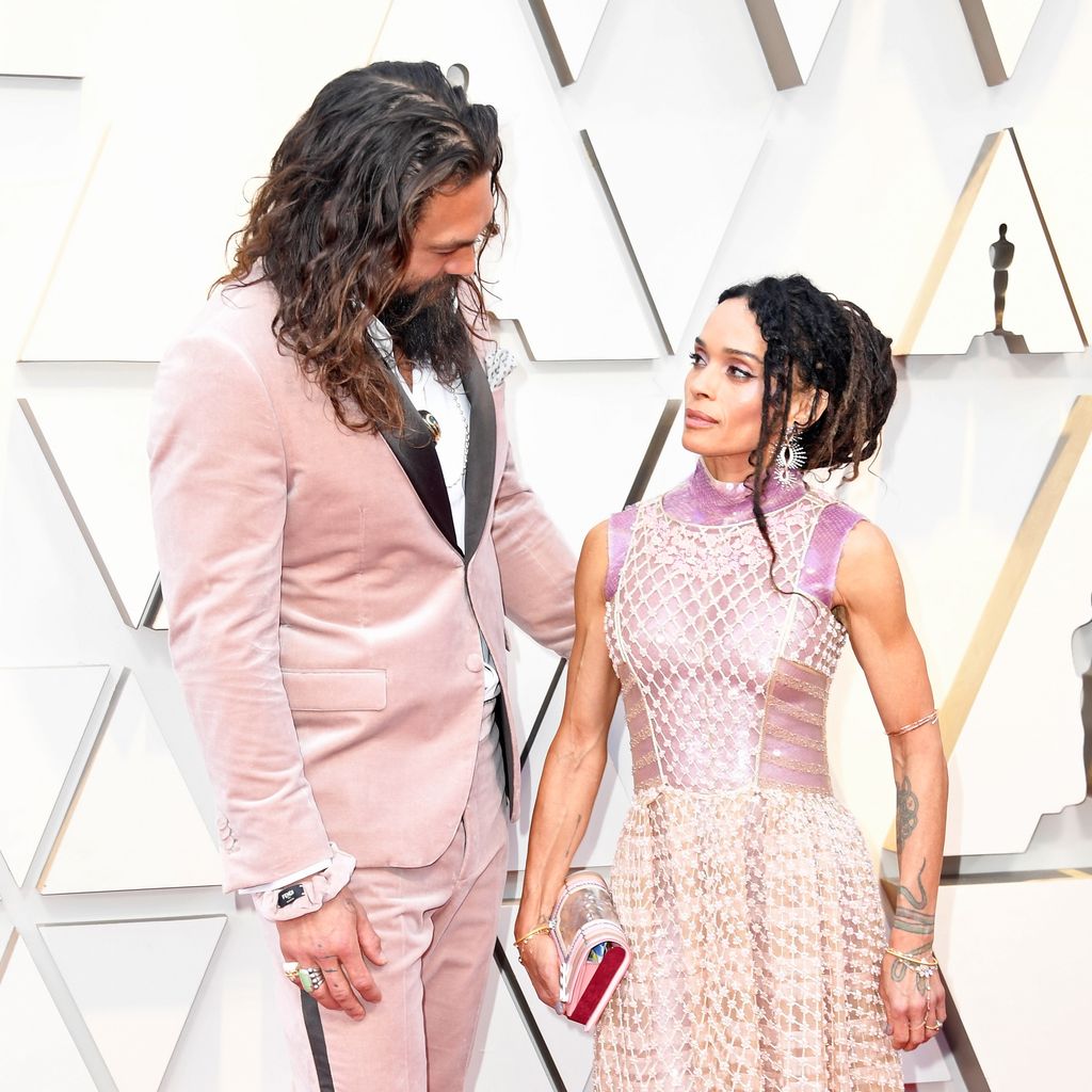 Jason Momoa and Lisa Bonet attend the Academy Awards at Hollywood in 2019