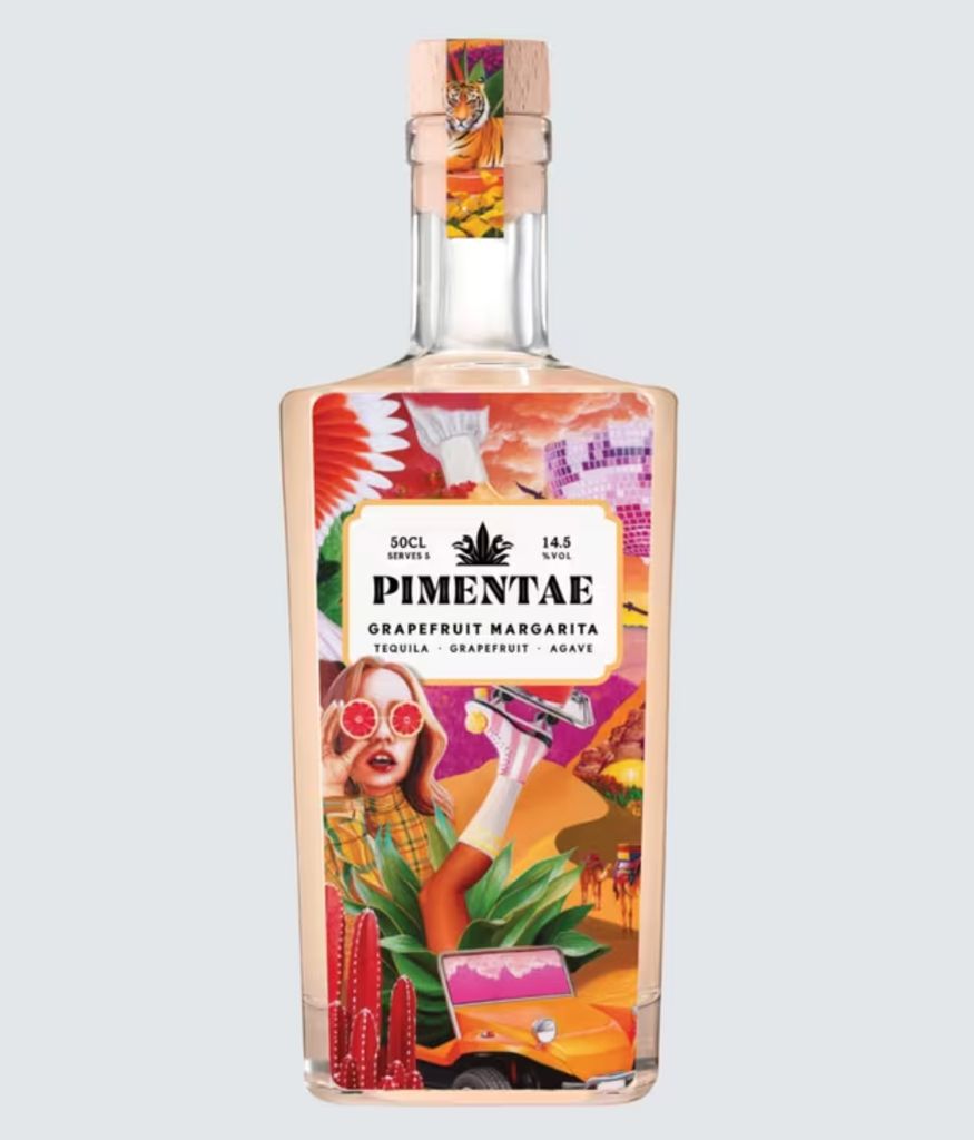 Pimentea Grapefruit Margarita Cocktail