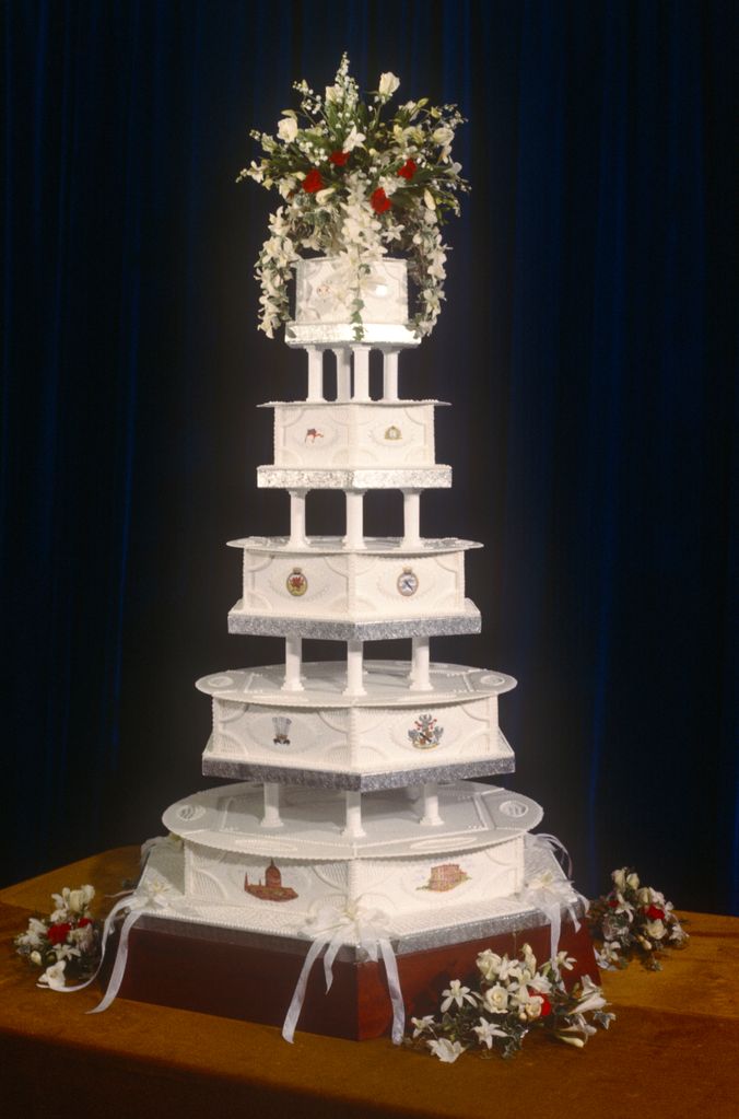charles and diana wedding cake