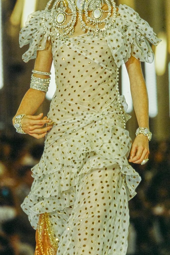 Christian Dior's Fall 1999 Haute Couture Runway collection designed by John Galliano