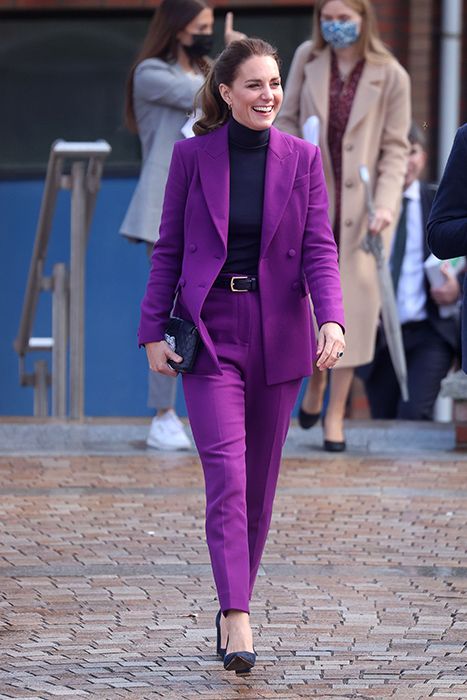 kate middleton purple suit