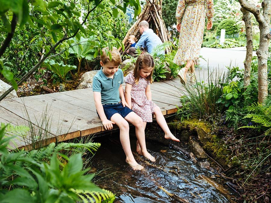 prince george charlotte gardening spiders