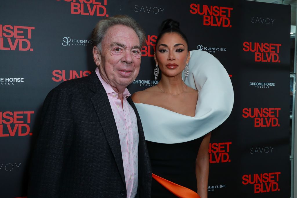 Nicole with Lord Andrew Lloyd Webber
