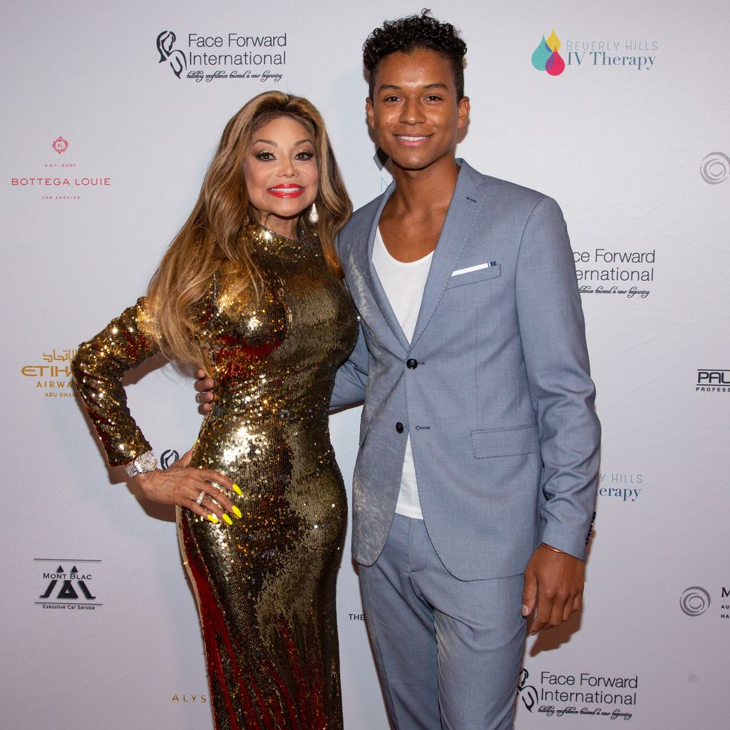 La Toya Jackson and Jaafar Jackson in 2019