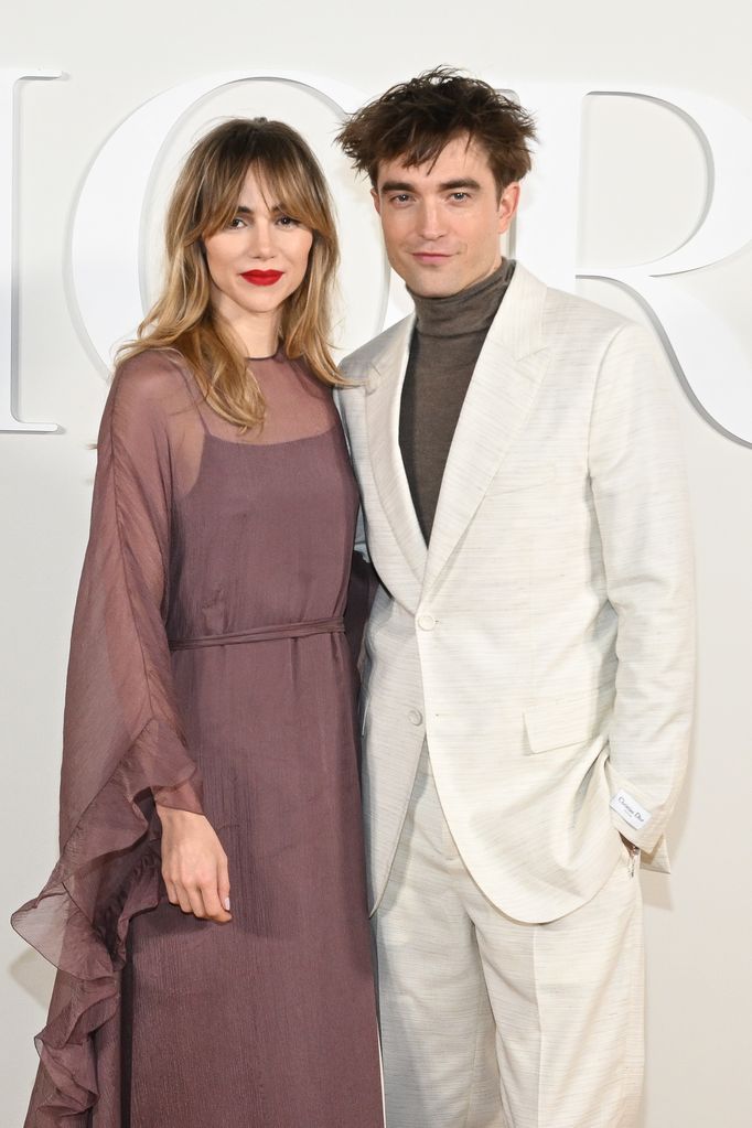 Suki Waterhouse and Robert Pattinson attend the Dior Fall 2023