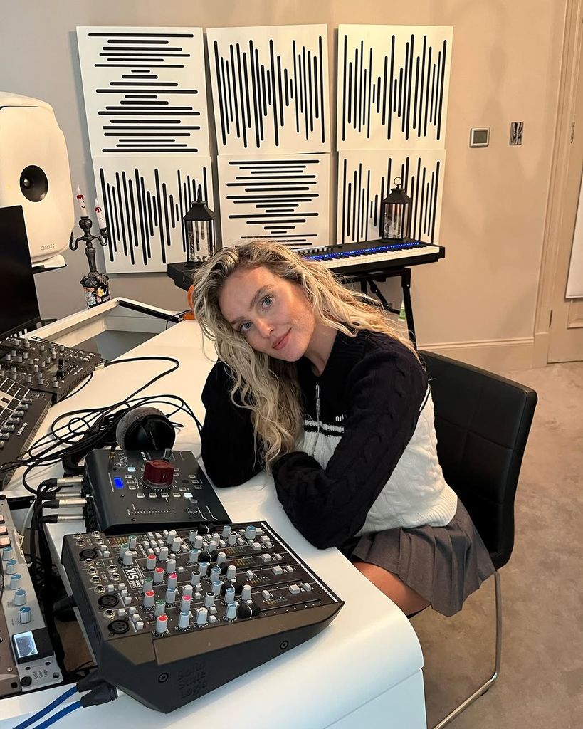 Perrie Edwards at-home studio