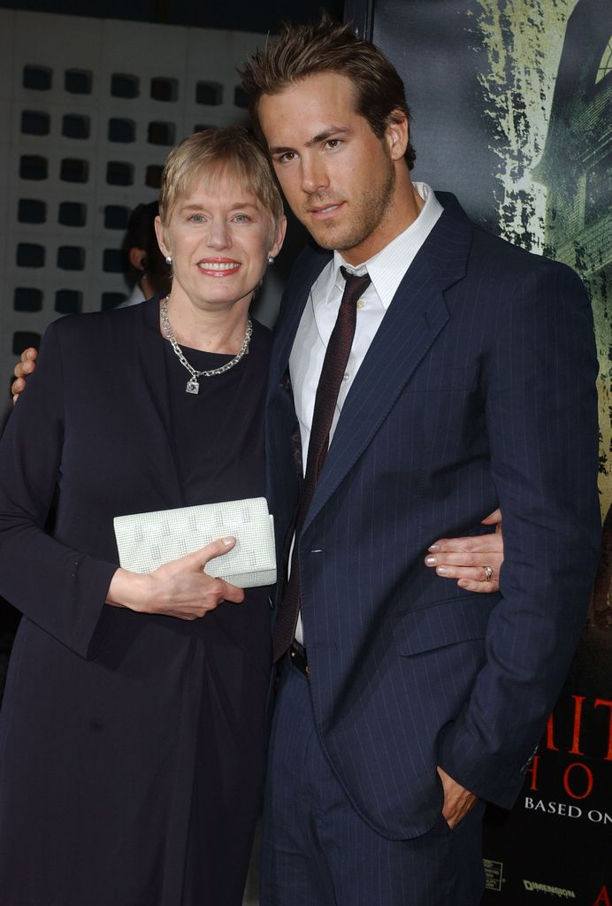 Ryan Reynolds and mom Tammy at premiere for Amityville Horror in 2005