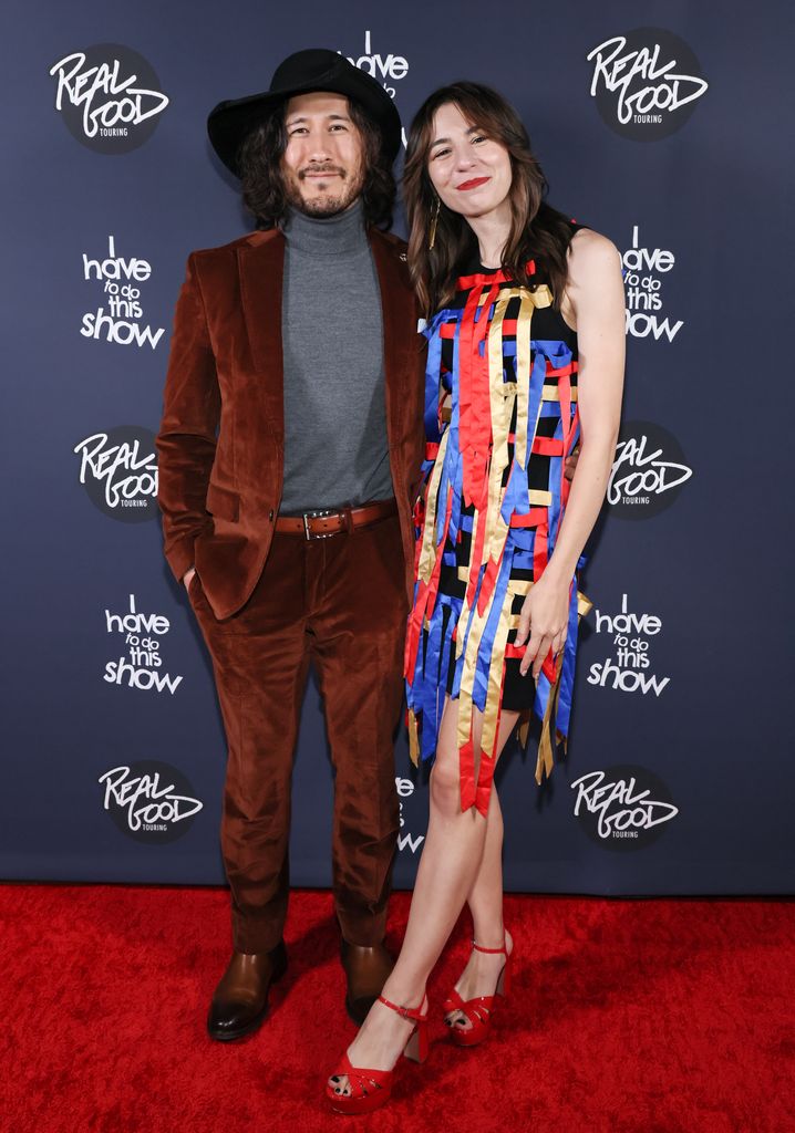 Mark Edward Fischbach and Amy Nelson attend the "I Have to Do This" documentary premiere at Alex Theatre on October 26, 2023 in Glendale, California