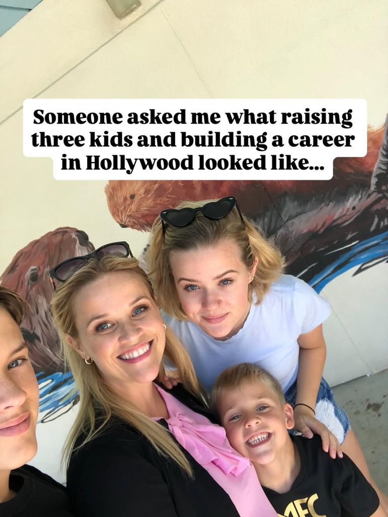 Reese Witherspoon and her children