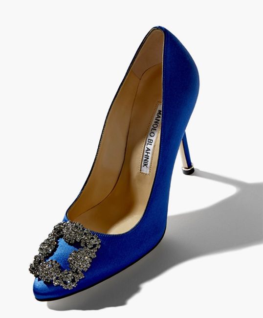 blue manolo shoes
