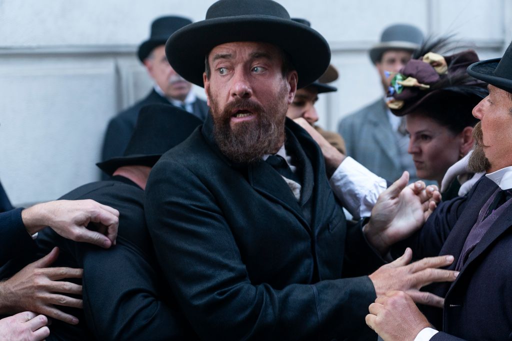 Matthew Macfadyen as Charles Guiteau in a still from Death By Lightning
