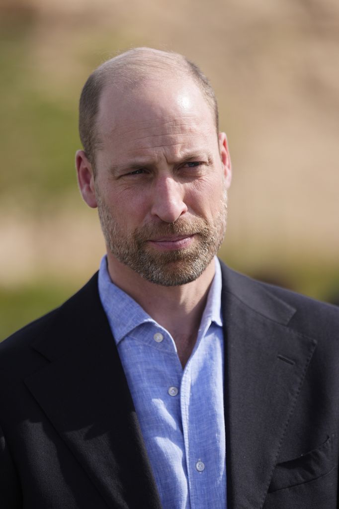 Le prince William lors d'une visite à MISK Sports City à Riyad pour en savoir plus sur le rôle croissant des femmes dans la société 