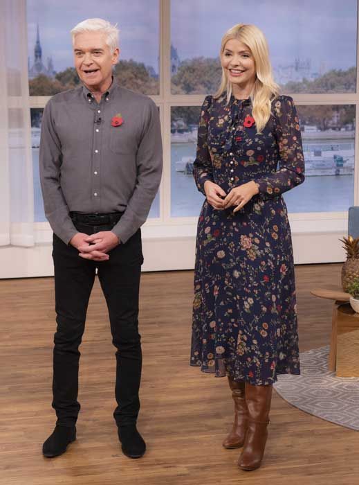 holly willoughby and phillip schofield presenting this morning 
