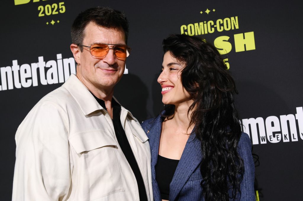 Nathan Fillion and Tania Raymonde at Entertainment Weekly's annual Comic-Con Bash