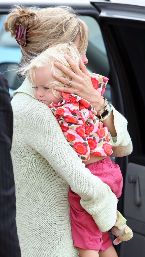 ROTHLEY, UNITED KINGDOM - SEPTEMBER 09:  Kate McCann arrives home with her daughter Amelie on September 9, 2007