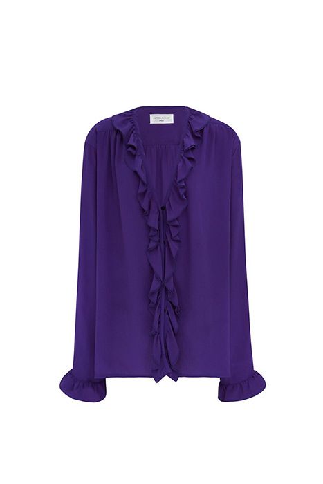 vb purple blouse