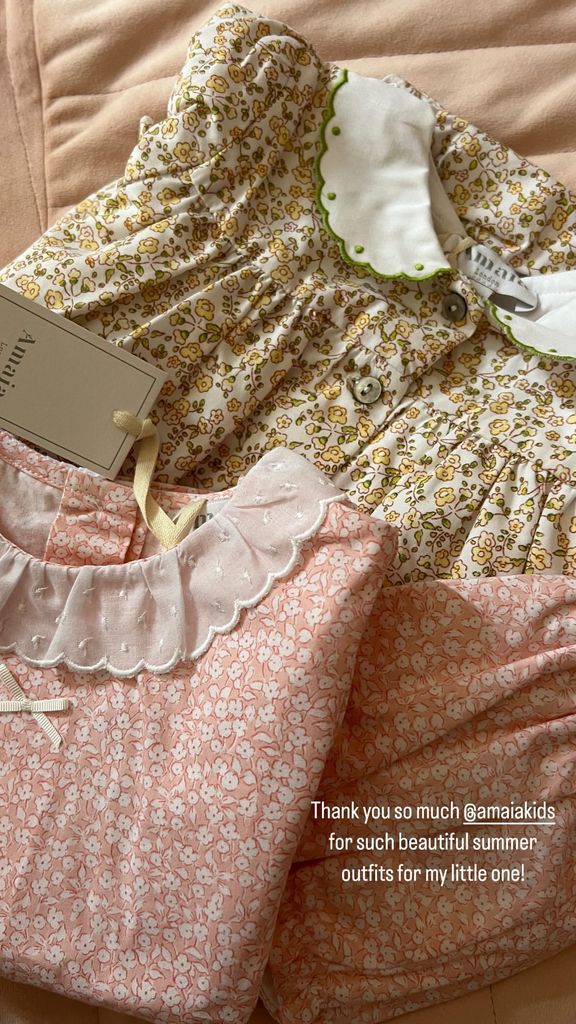 Lady Kitty Spencer's baby clothes