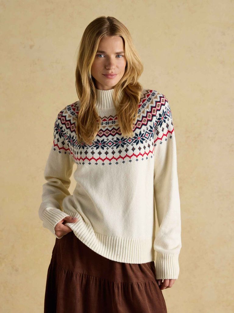 Joules fair isle jumper