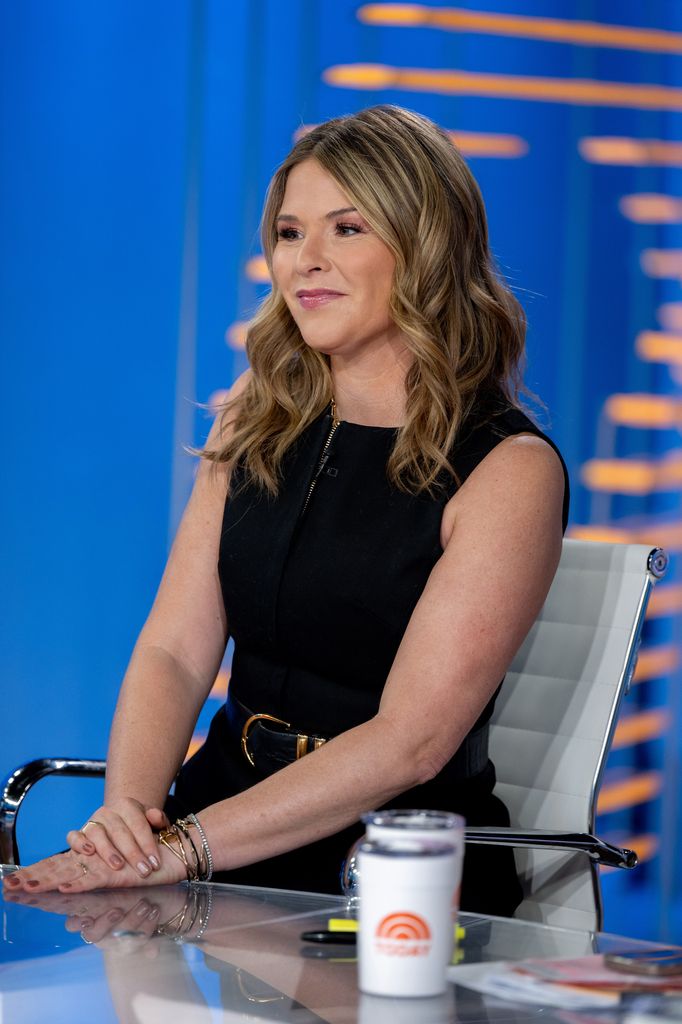 Jenna Bush Hager in the Today Show studios 