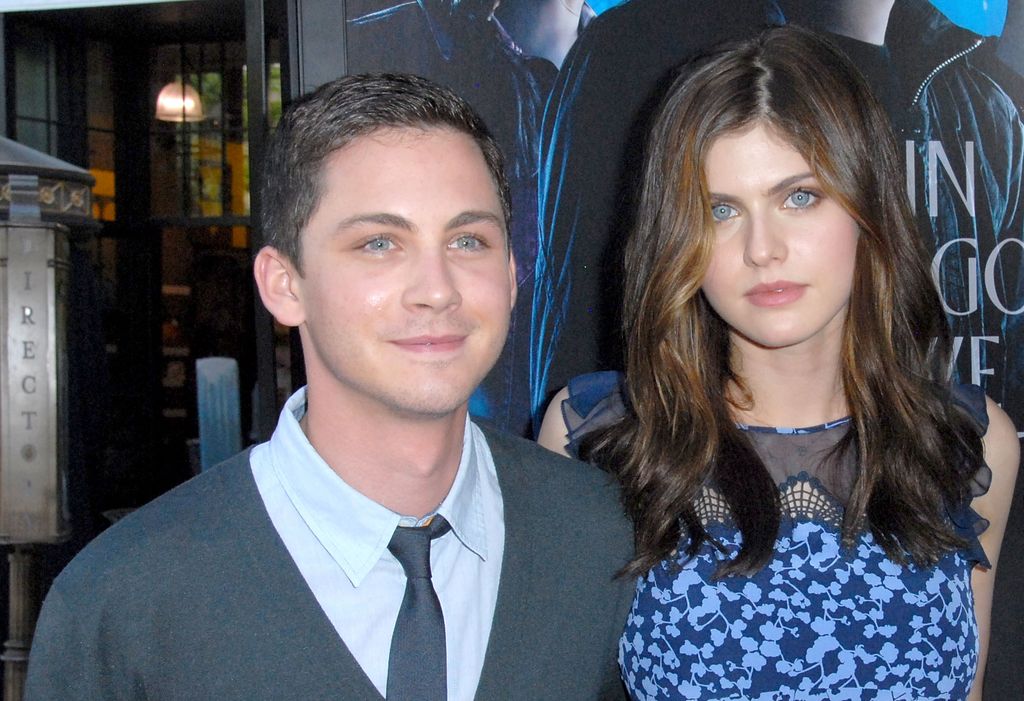 Logan Lerman, Alexandra Daddario attend the premiere of 'Percy Jackson: Sea Of Monsters' on July 31, 2013 at The Americana at Brand in Glendale, California