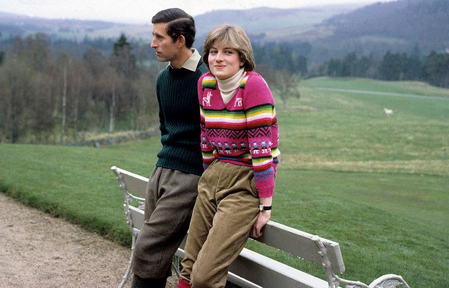 Princess Diana and Prince Charles pictured at Balmoral in 1981