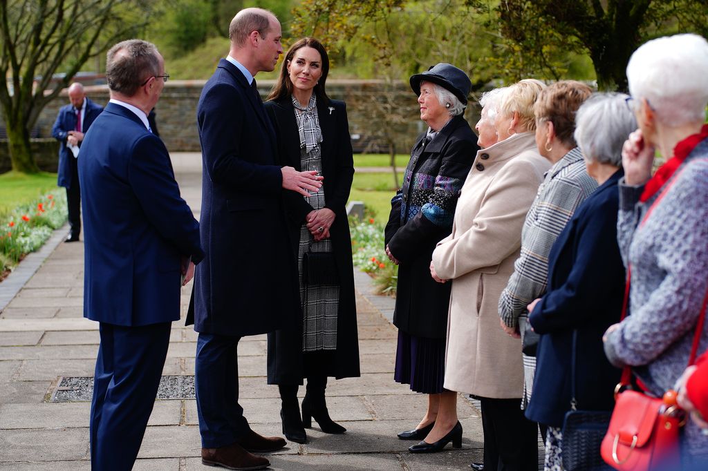 The Prince and Princess of Wales visit Aberfan Memorial Gardenac