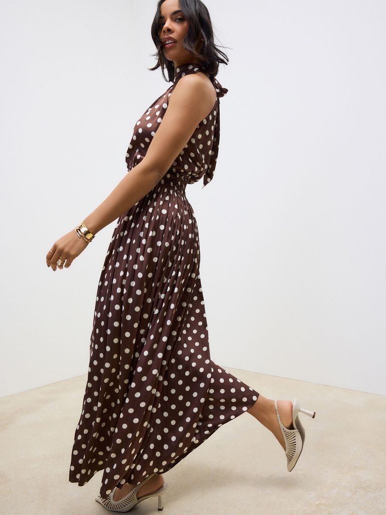 Next Polka Dot Halter Neck & Matching Skirt